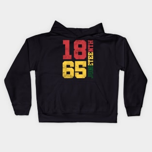 Juneteenth 1865 Black History African American Men Women Kids Hoodie